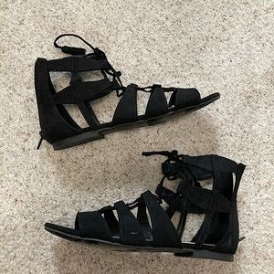 Lauren Conrad Glitz Black Sandal (Gladiator)